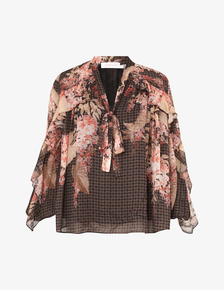 ZIMMERMANN Blusa con volant Illuminate - immagine 5 ZIMMERMANN Blusa con volant Illuminate - immagine 5