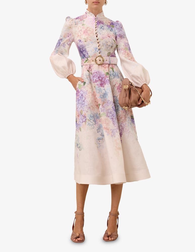 rinascente ZIMMERMANN Dawning Buttoned Midi Dress 