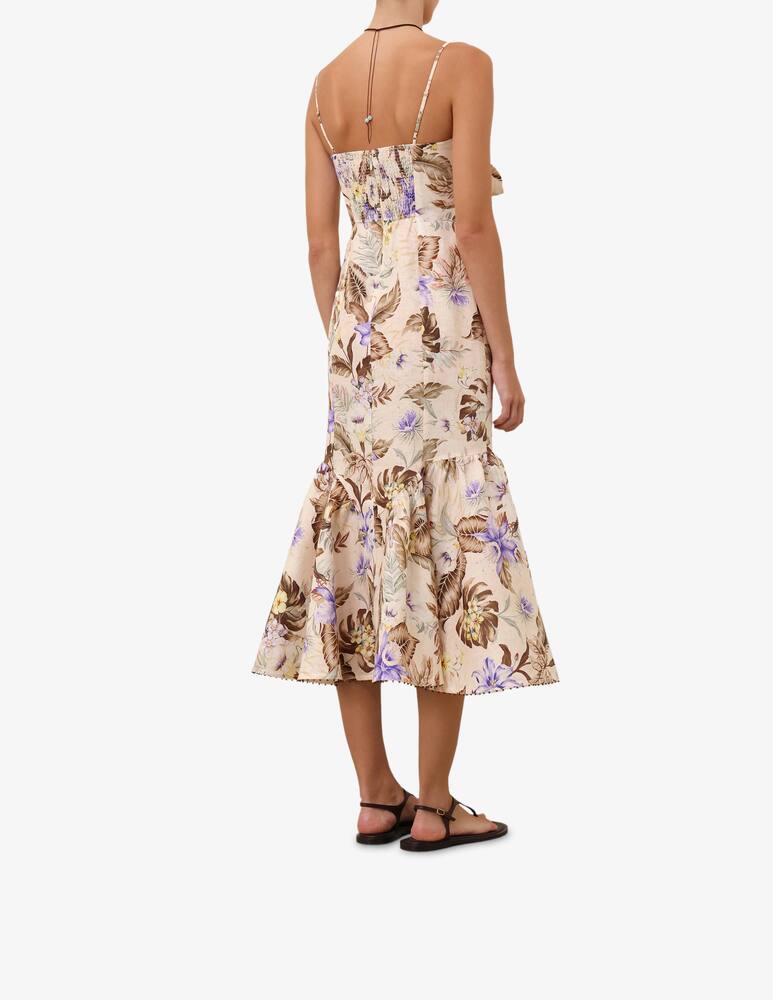 rinascente ZIMMERMANN Coco Tie Front Midi Dress