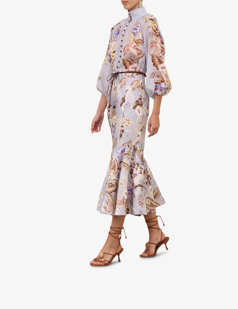 ZIMMERMANN Coco Fit and Flare Midi Skirt - picture 2