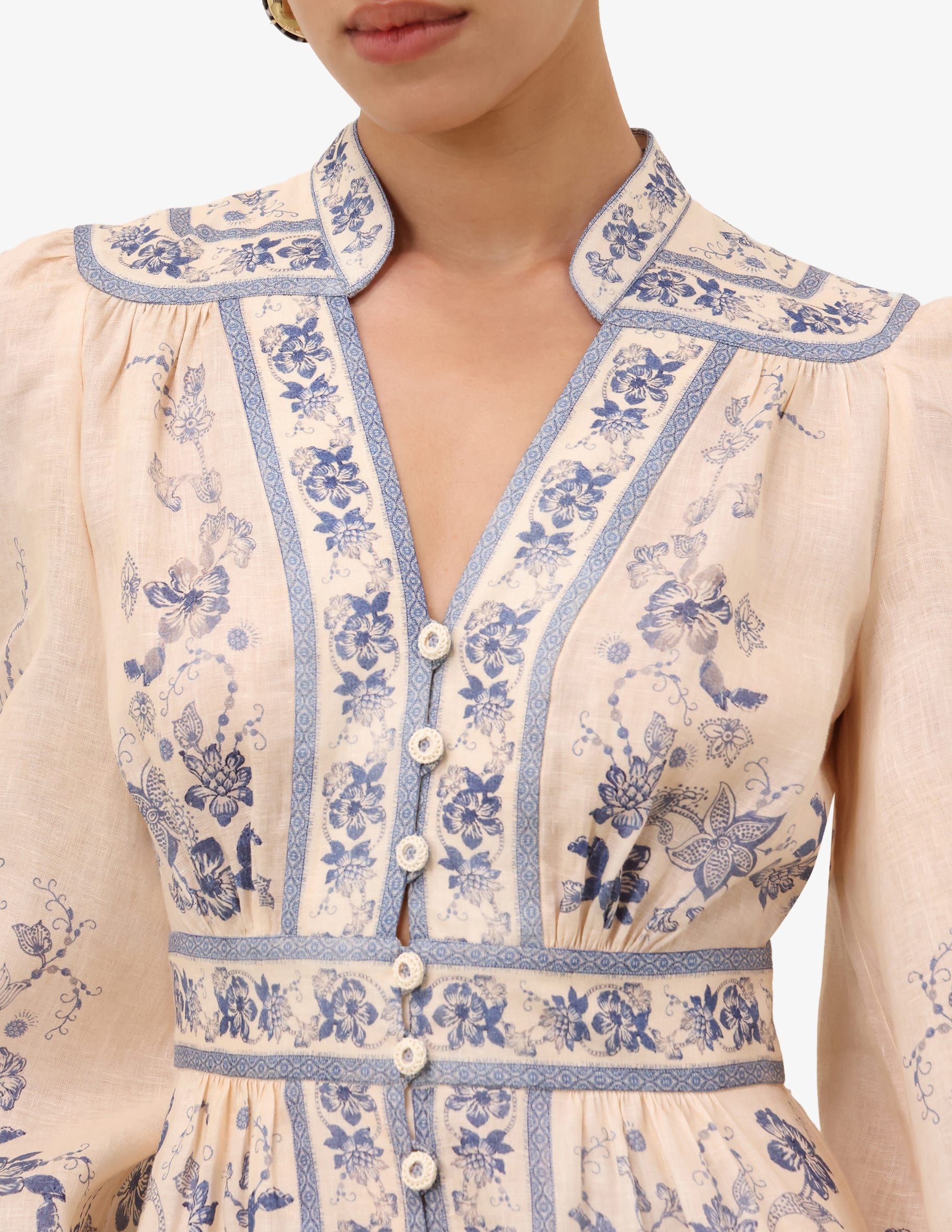 zimmermann lucky plunge midi dress Zimmermann Lucky Plunge Midi Dress UFO No More