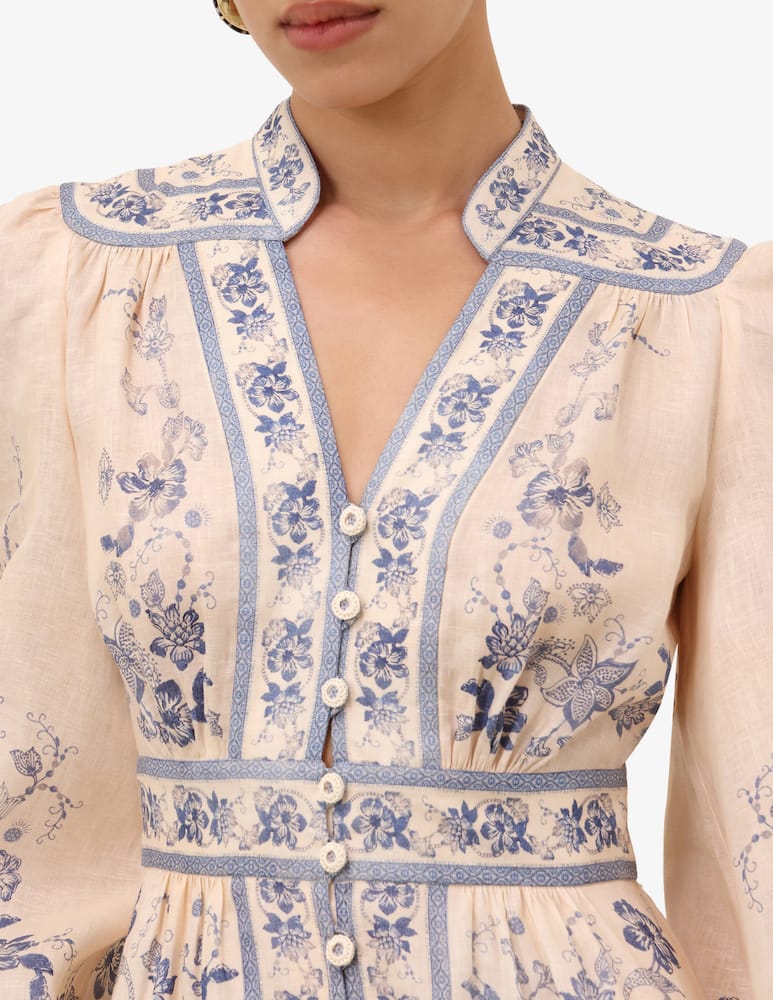 ZIMMERMANN Lucky Plunge Midi Dress - picture 4 ZIMMERMANN Lucky Plunge Midi Dress - picture 4
