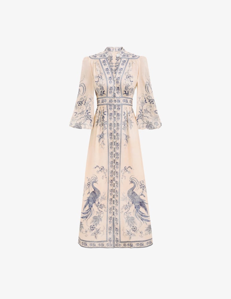 ZIMMERMANN Lucky Plunge Midi Dress - picture 5 ZIMMERMANN Lucky Plunge Midi Dress - picture 5