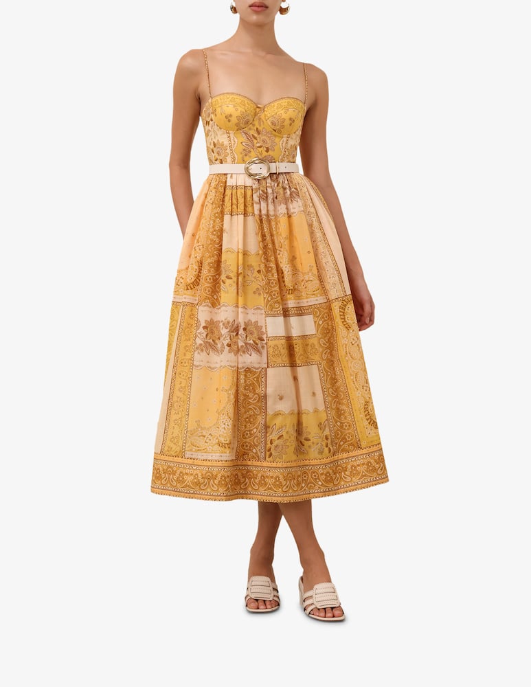 rinascente ZIMMERMANN Lucky Corset Midi Dress