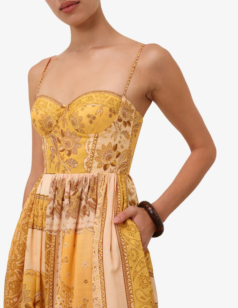 rinascente ZIMMERMANN Lucky Corset Midi Dress