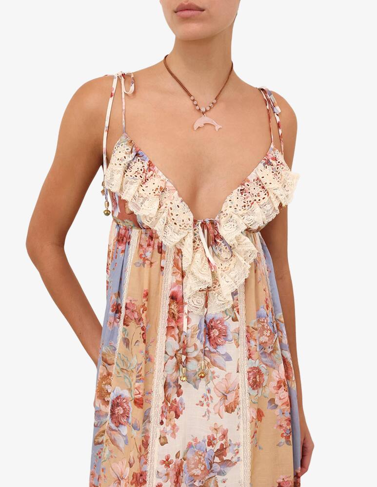 rinascente ZIMMERMANN Lace trim floral dress Conca