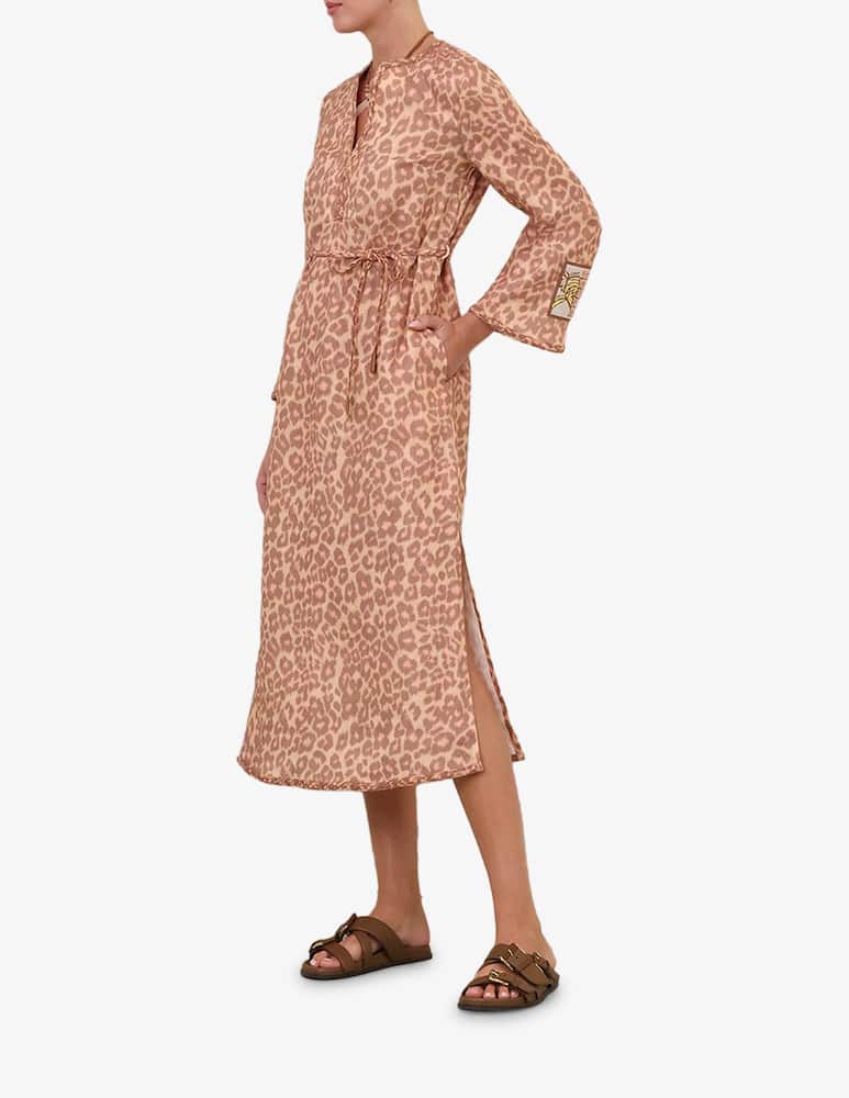 rinascente ZIMMERMANN Conca braid trim midi dress