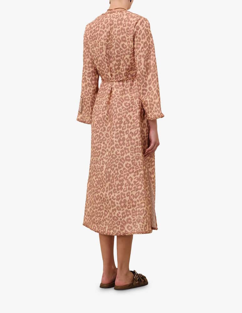 ZIMMERMANN Abito midi con treccia Conca - immagine 3 ZIMMERMANN Abito midi con treccia Conca - immagine 3