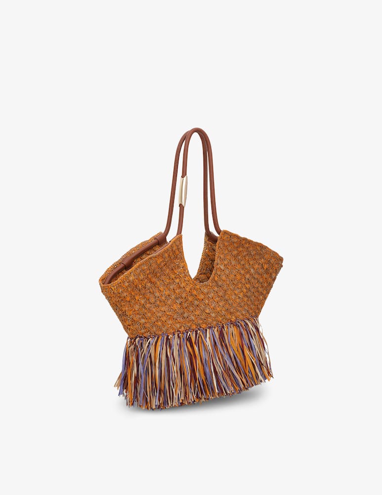 rinascente ZIMMERMANN Goldentime  fringed medium tote bag