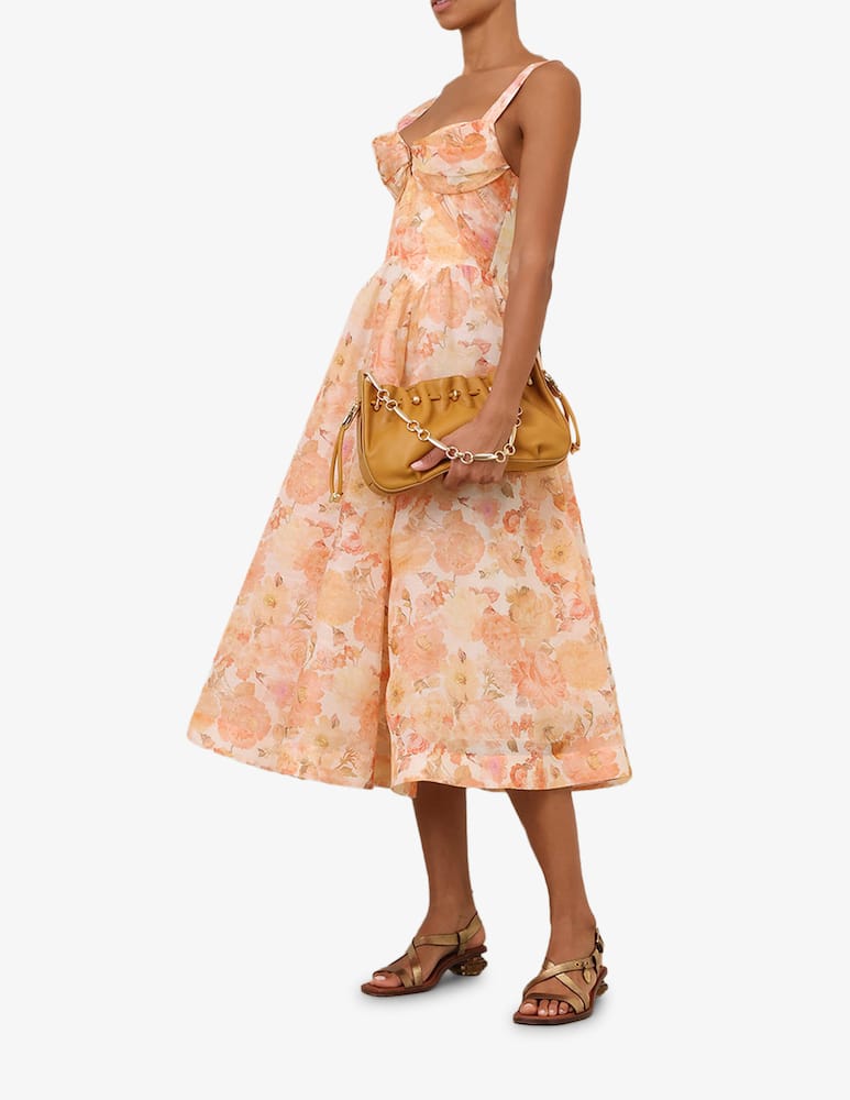 rinascente ZIMMERMANN Rebellion drape midi dress