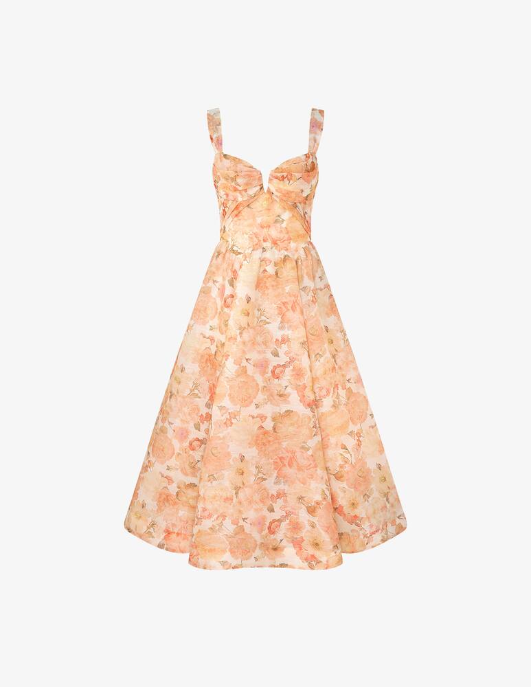 rinascente ZIMMERMANN Rebellion drape midi dress