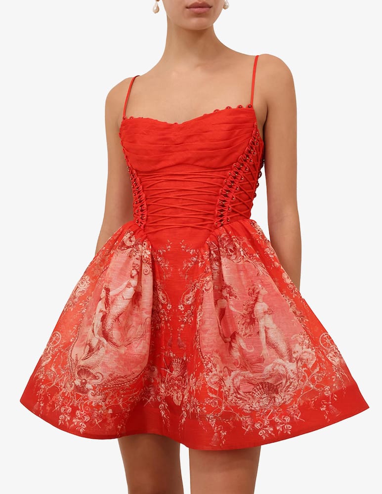 rinascente ZIMMERMANN Rebellion beaded mini dress