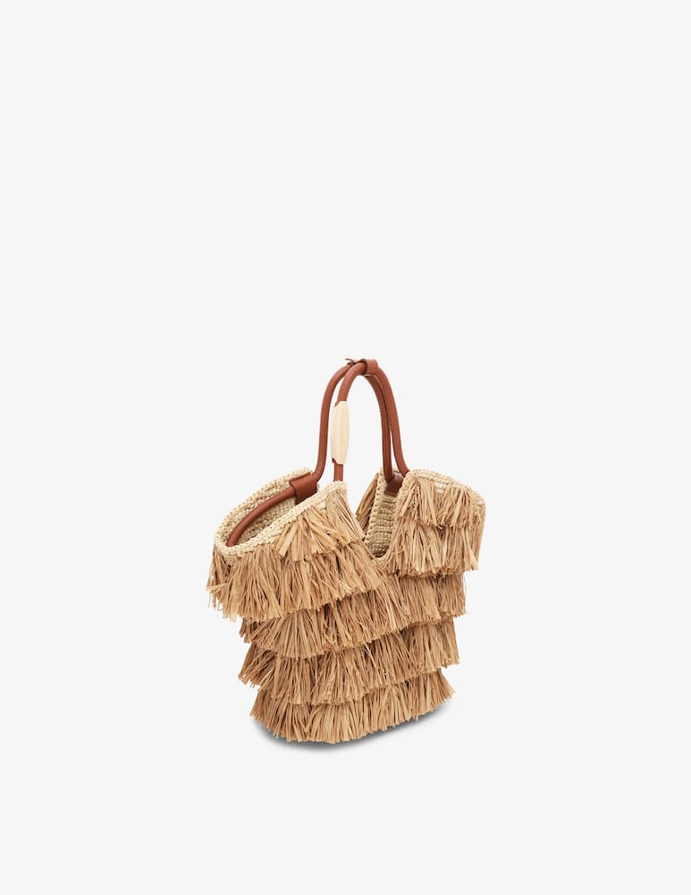 rinascente ZIMMERMANN Goldentime small fringe tote bag