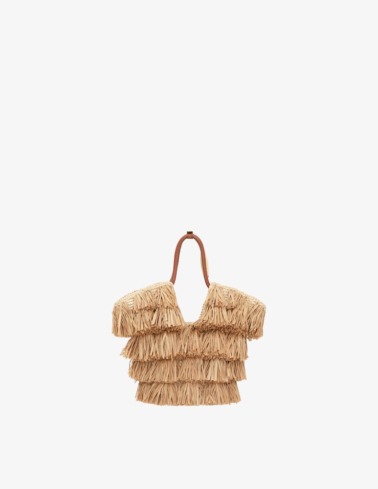rinascente ZIMMERMANN Goldentime small fringe tote bag