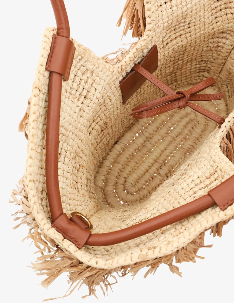 rinascente ZIMMERMANN Goldentime small fringe tote bag