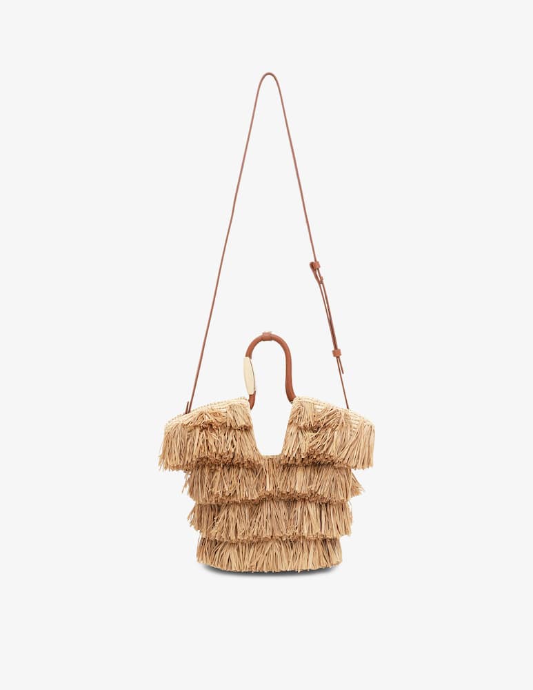 rinascente ZIMMERMANN Goldentime small fringe tote bag