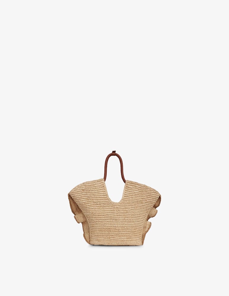 rinascente ZIMMERMANN Borsa shopper piccola con ruches Goldentime