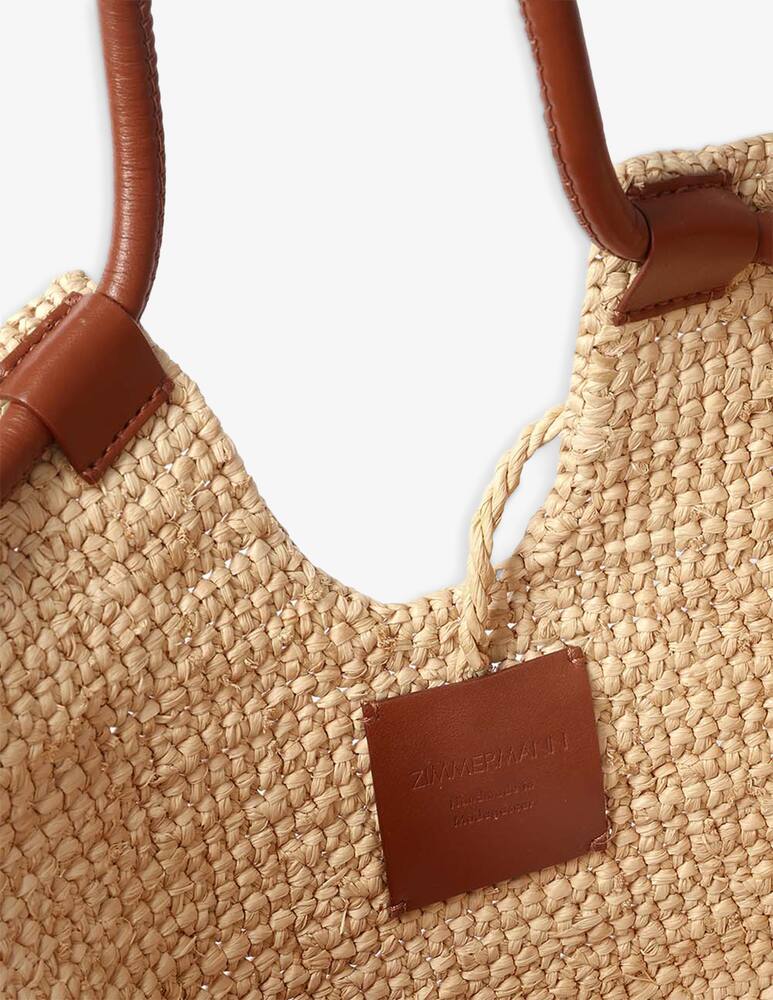 rinascente ZIMMERMANN Borsa shopper piccola con ruches Goldentime