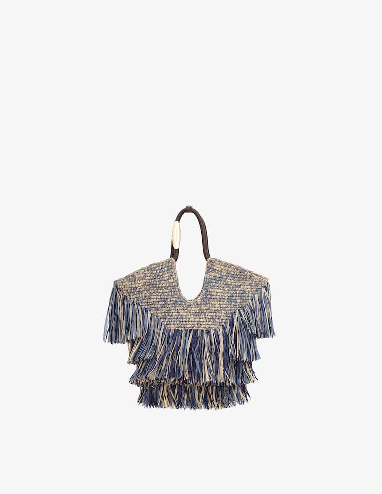 rinascente ZIMMERMANN Goldentime  small fringed tote bag