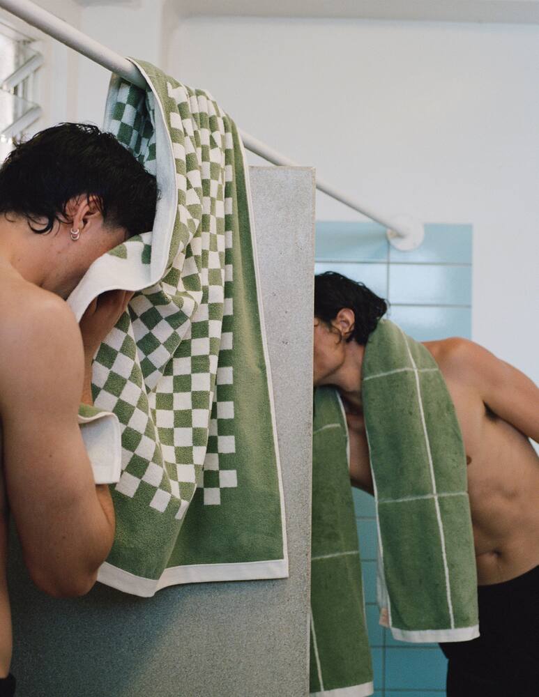 rinascente Baina Miles Telo Bagno 90x170cm - Verde