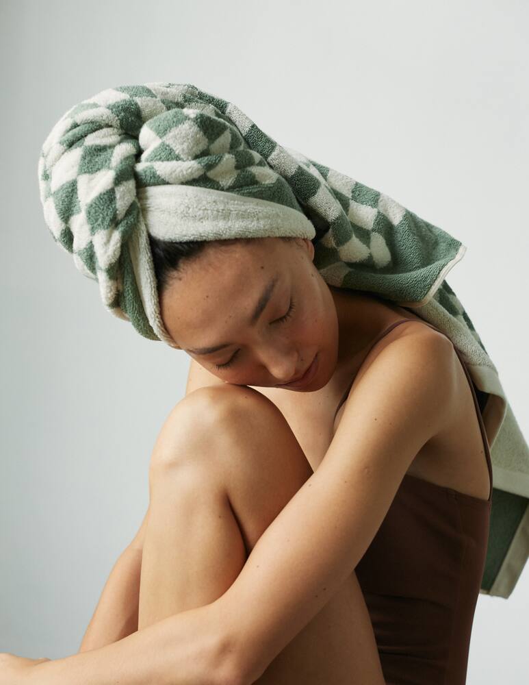 rinascente Baina Roman Pool Towel 90x170cm - Green