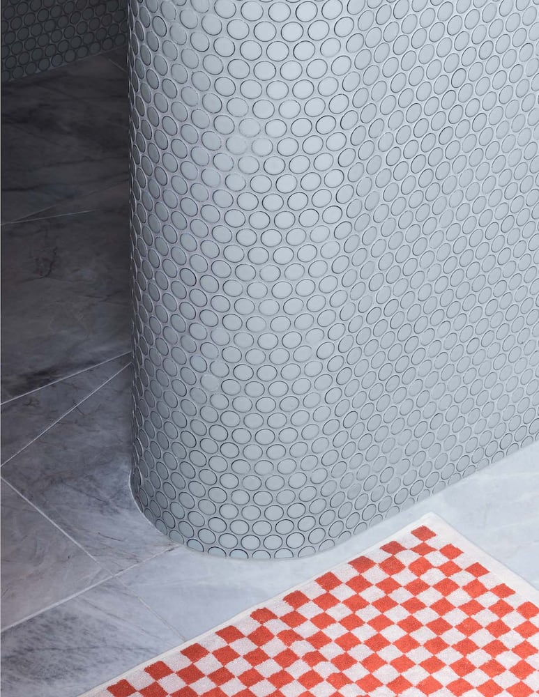 rinascente Baina Beppu Bath Mat 80x50cm - Orange