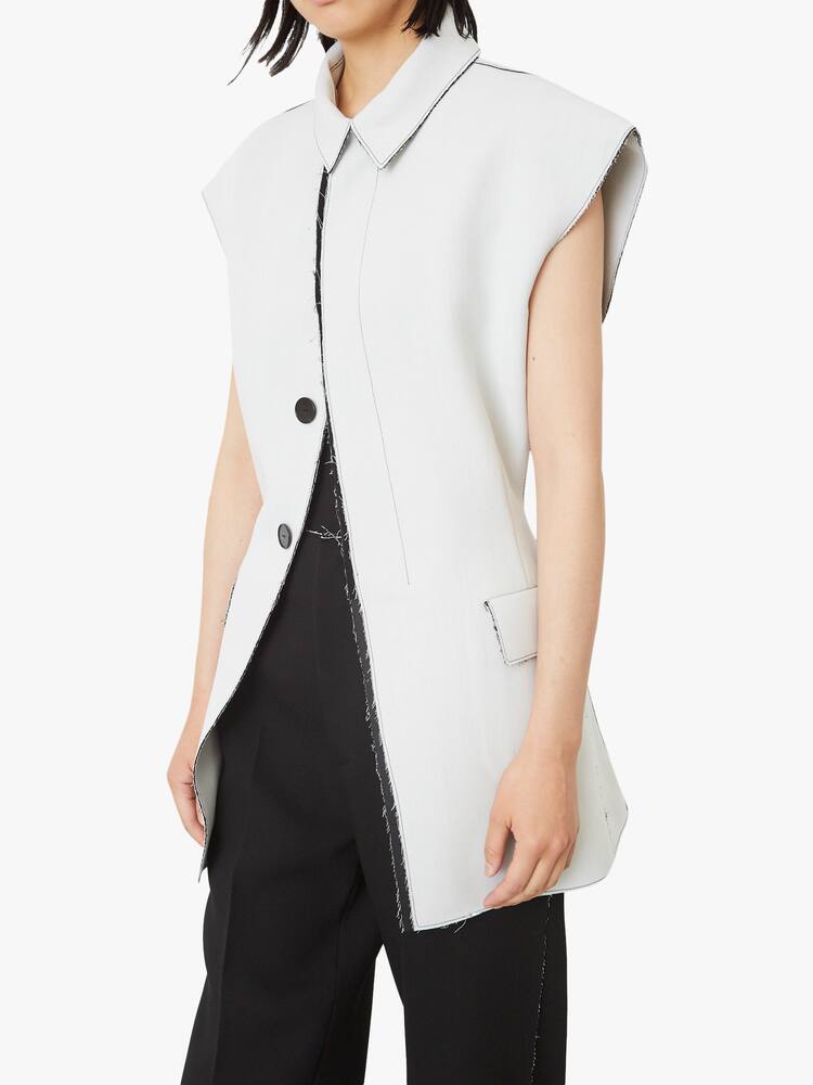 rinascente Gauchere Sati cotton sleeveless blazer