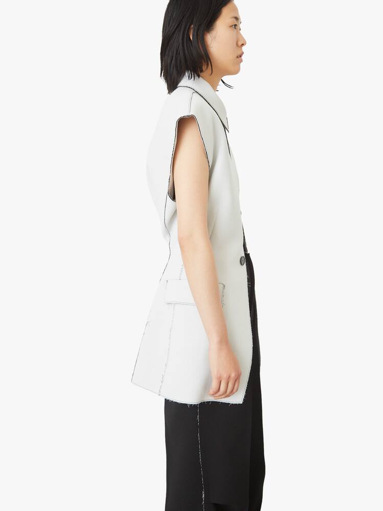 rinascente Gauchere Sati cotton sleeveless blazer