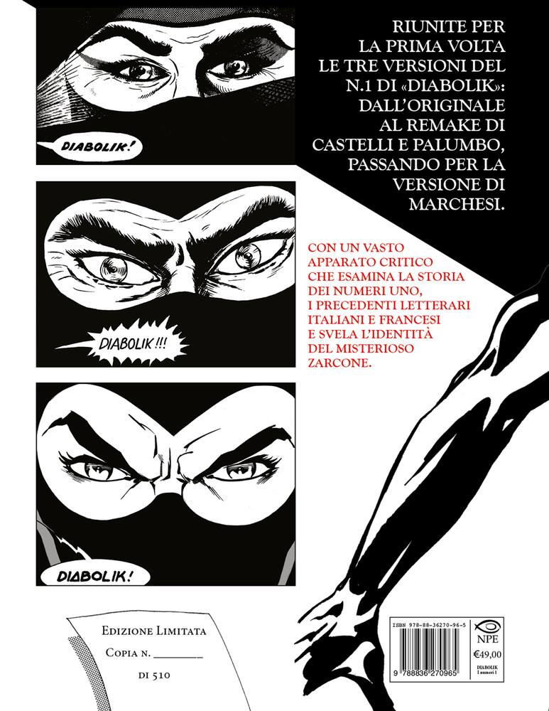 rinascente Diabolik Diabolik– I Numeri 1 – Nuova Edizione Limited - Multi