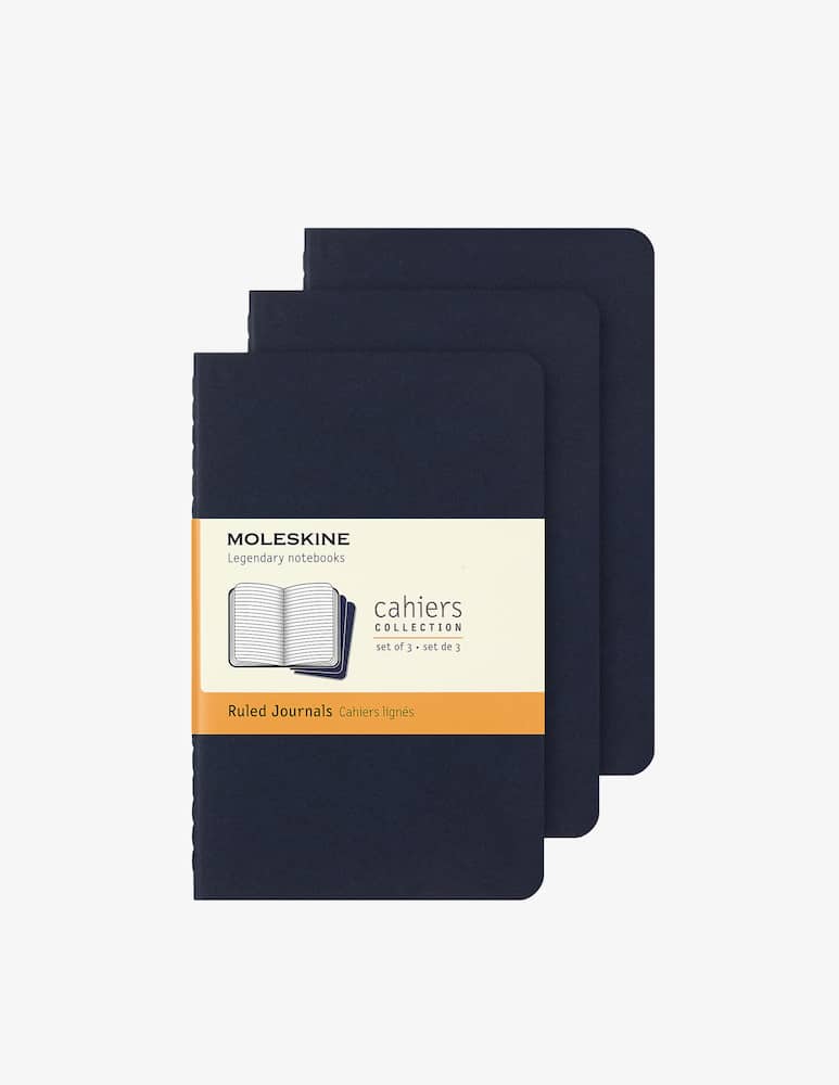 rinascente Moleskine Cahier Jnls Pk Rul Indigo Blu
