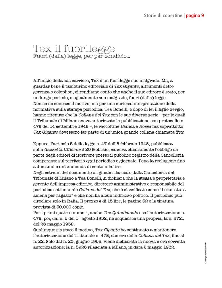 rinascente Tex Willer Le Cop.Tex Gigante 1980-1999 Fumetto