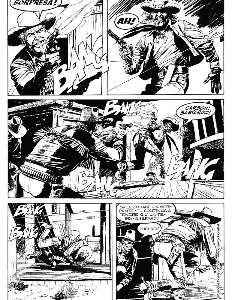 rinascente Tex Willer L'Inesorabile Limited Cop. Verde Fumetto