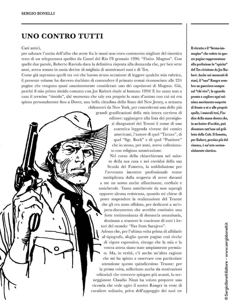 rinascente Tex Willer Il Cavaliere Solitario Limited Edition Fumetto