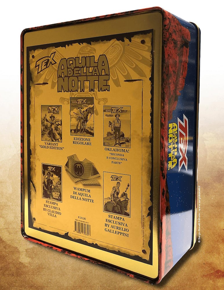 rinascente Tex Willer Box Aquila Della Notte Box Celebrativa