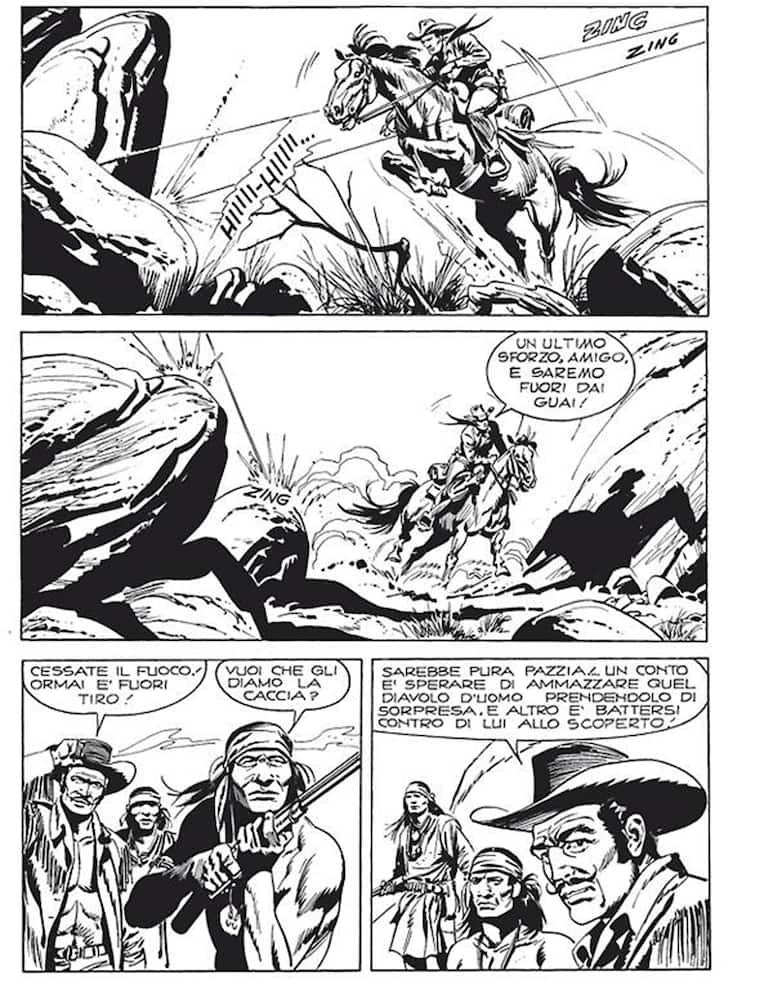 rinascente Tex Willer Vendetta Indiana Nuova Edizione Fumetto