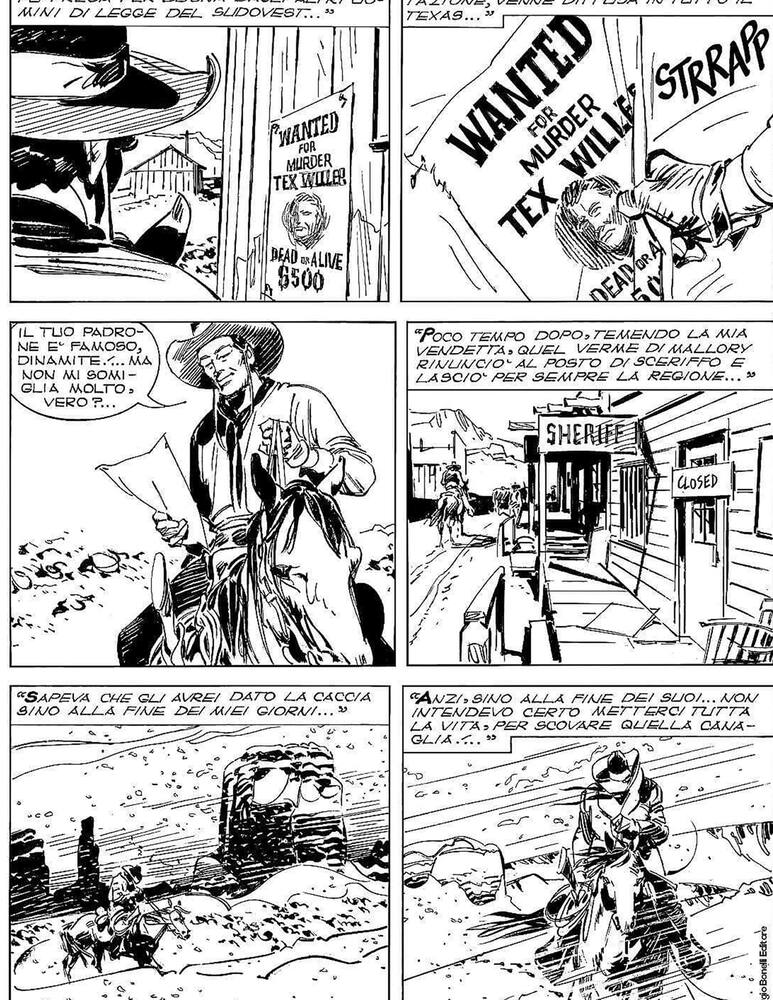rinascente Tex Willer L'Ultima Vendetta Nuova Edizione Fumetto
