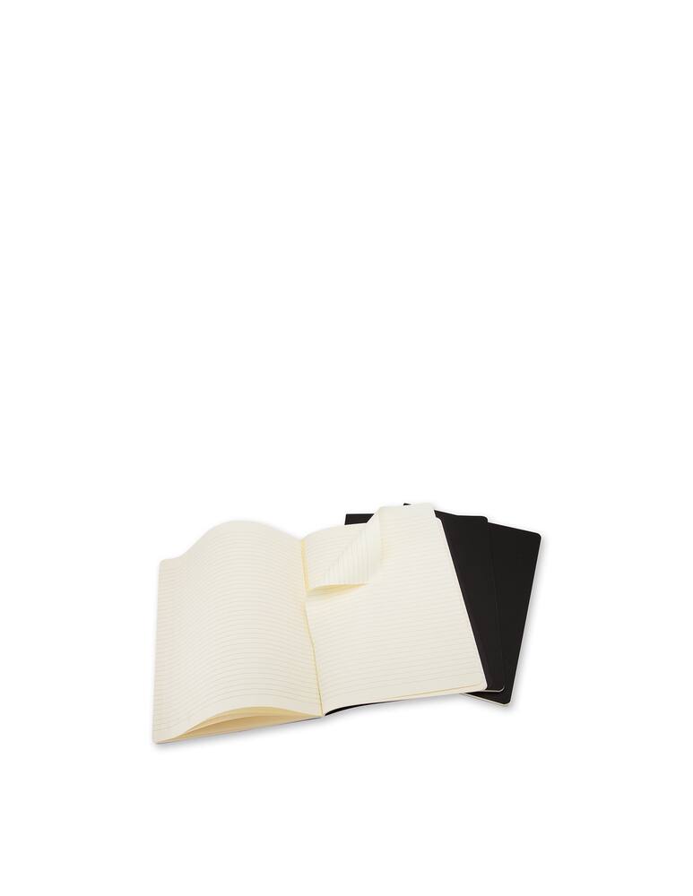Shop Moleskine Cahier journals XL ruled black on Rinascente