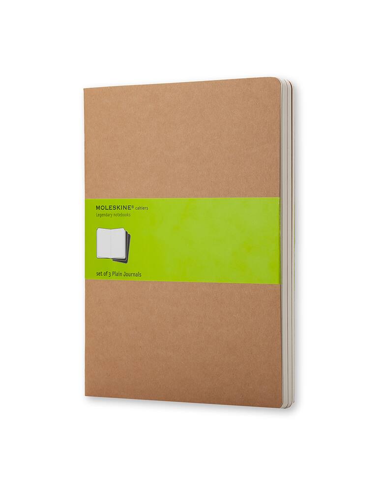 Moleskine Quaderni Cahier a pagine bianche XL marrone Rinascente.it