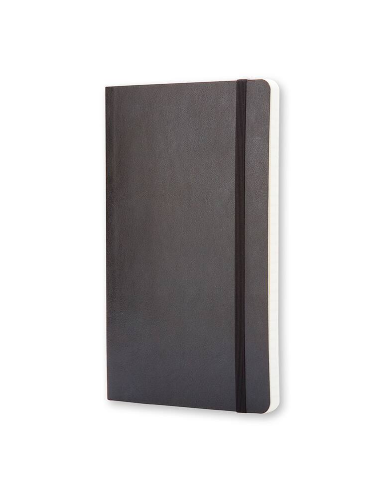 rinascente Moleskine Taccuino Classic a righe Poket Nero copertina morbida - Nero