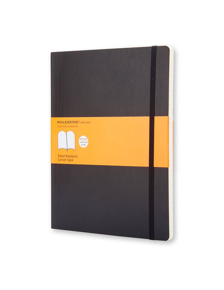 rinascente Moleskine Notebook XL ruled Soft - Black
