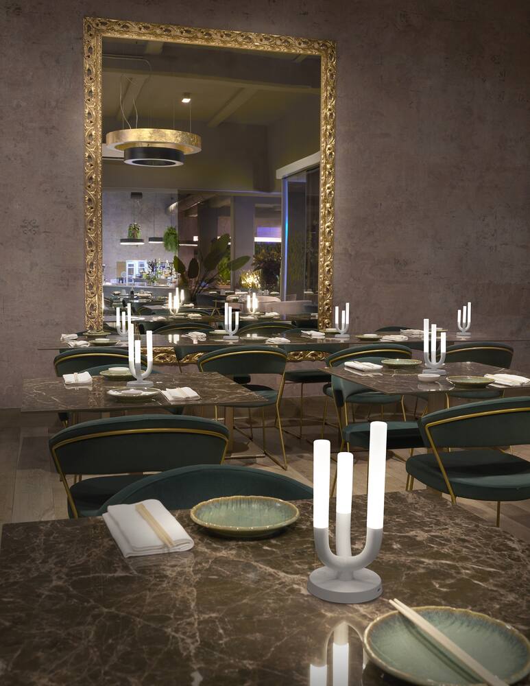 rinascente Slide Lampada Da Tavolo Dimmerabile A Batteria Luna