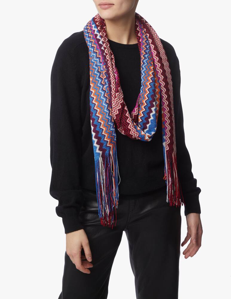 rinascente M Missoni Poncho in misto cotone