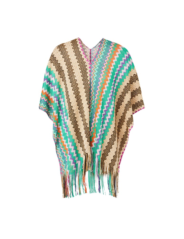rinascente M Missoni Poncho in misto cotone