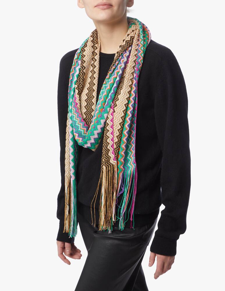 rinascente M Missoni Poncho in misto cotone