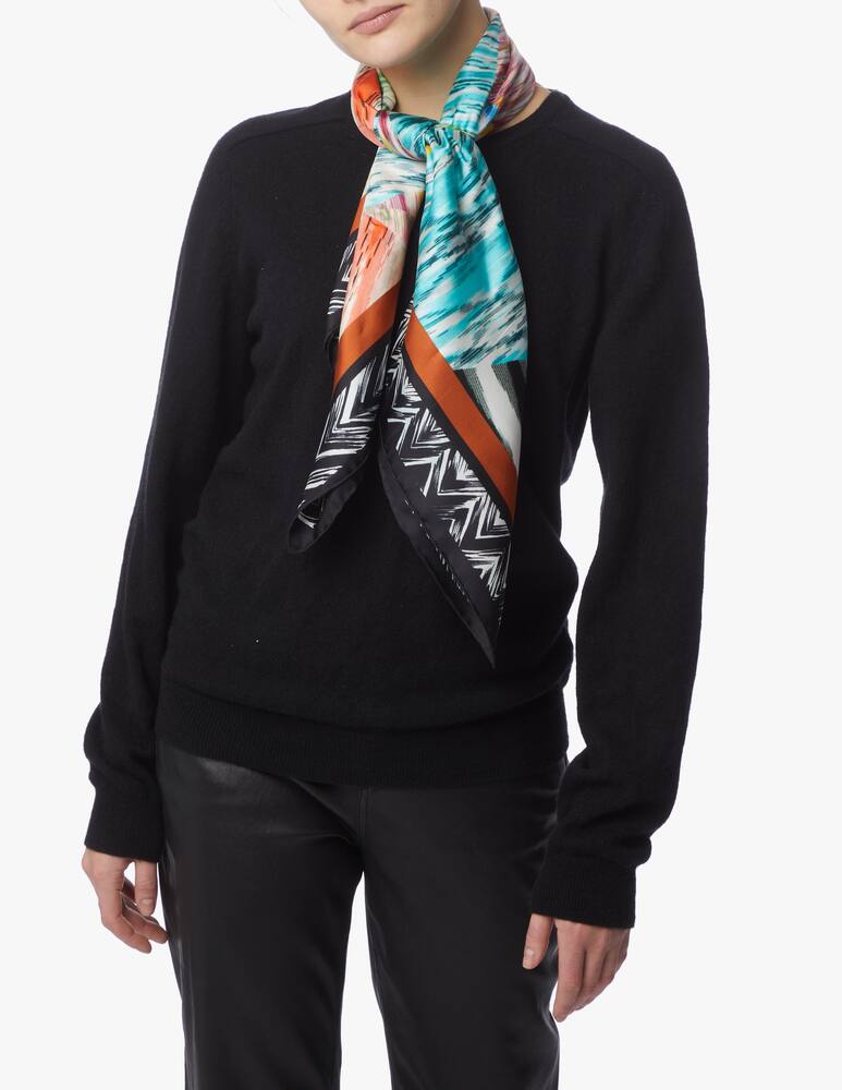 rinascente Missoni Foulard 90X90 patchwork silk