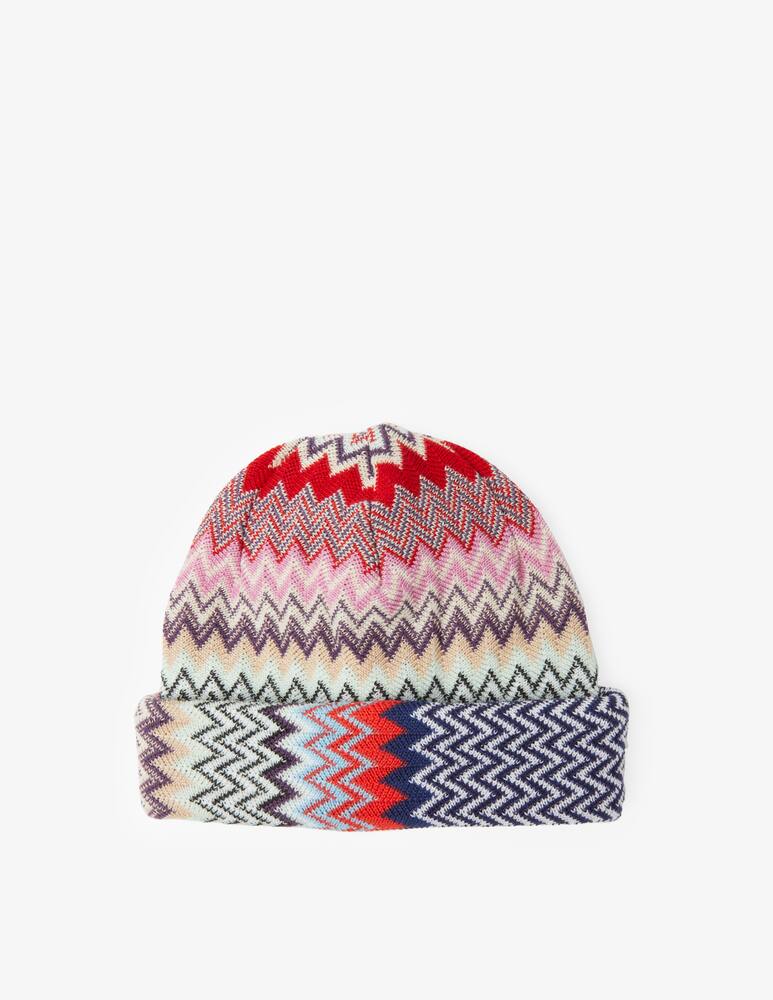rinascente Missoni ZigZag beanie hat - Blue