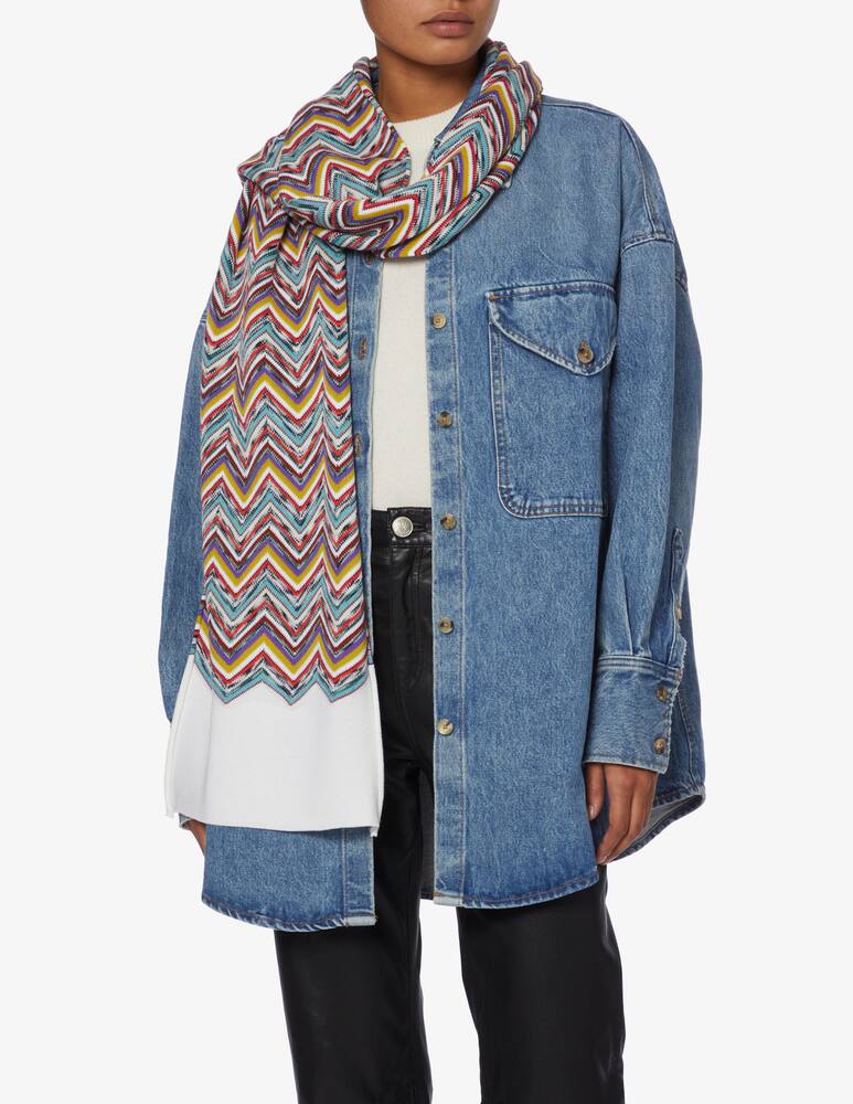 rinascente Missoni Maxi scarf - Blue