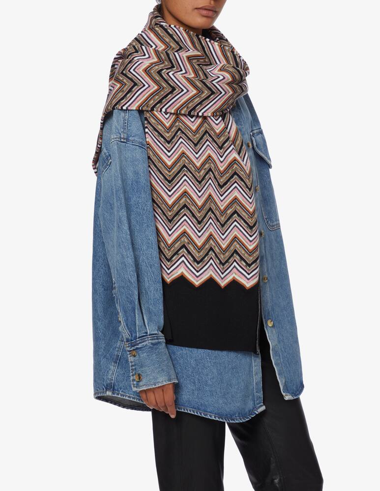 rinascente Missoni Sciarpa in lana - Marrone