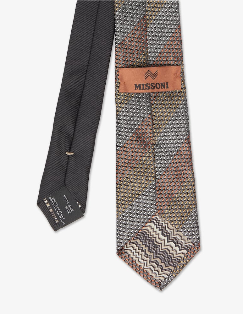 rinascente Missoni Cravatta diagonal point Multicolor 