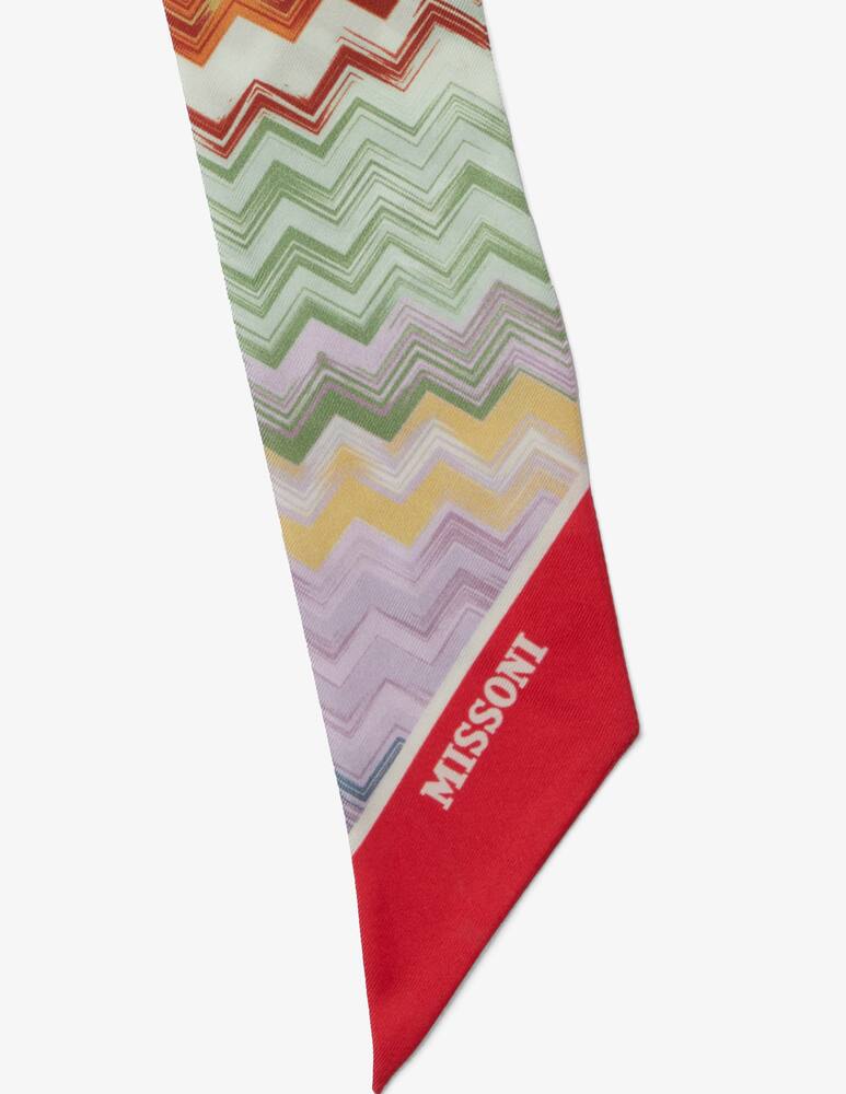 rinascente Missoni Strangolino scarf 5.5x86 zigzag